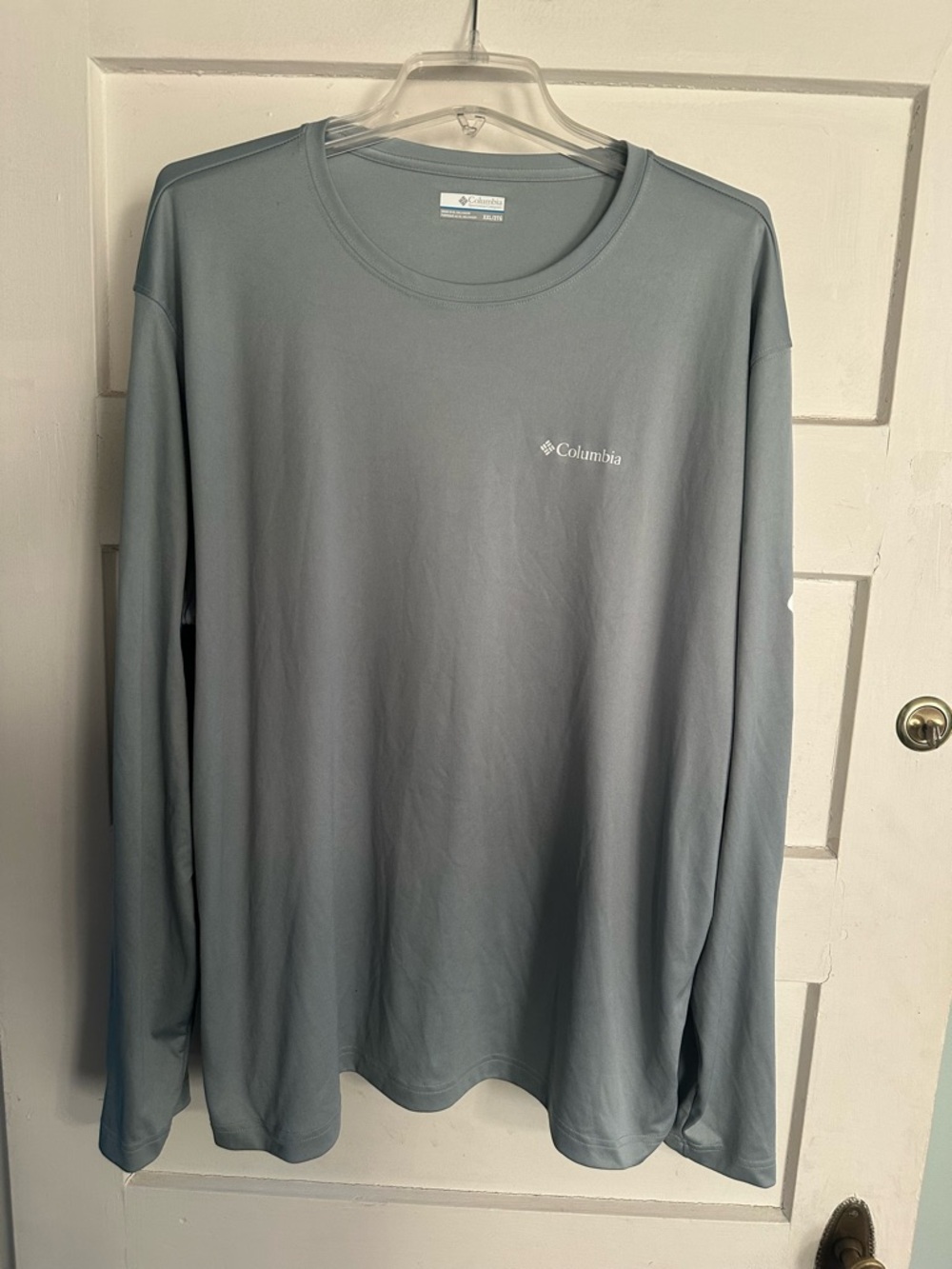 Columbia Men's Long-Sleeve Performance Shirt - Light Blue Gray